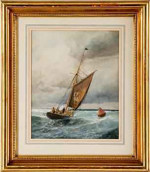CHRISTIAN FREDRIK SWENSSON, akvarell och täckvitt, signerad.