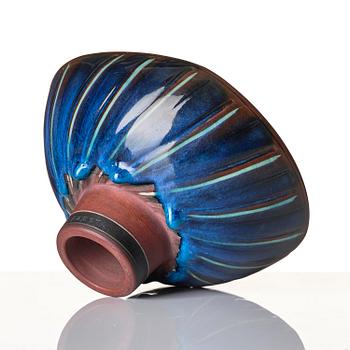 Wilhelm Kåge, a Farsta stoneware bowl, Gustavsberg Studio 1958.