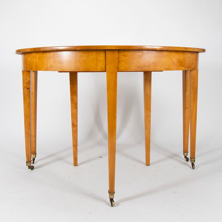 MATBORD, 1800-talets första hälft samt TILLÄGGSSKIVOR, med mekanism, 1900-tal.