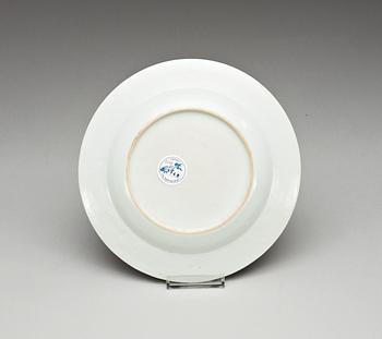 A set of 12 blue and white dinner plates, Qing dynasty, Qianlong (1736-95).