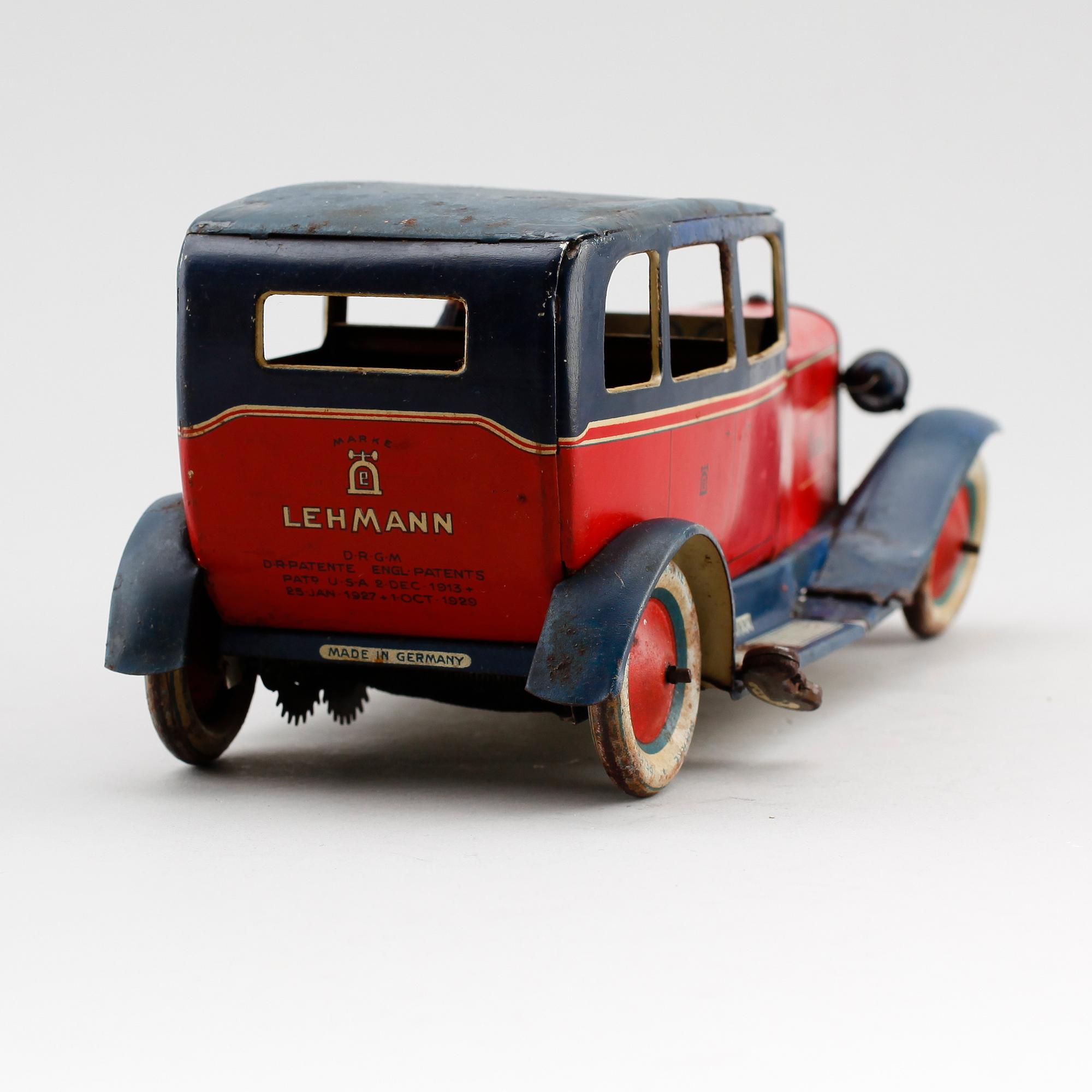 MODELLBIL, plåt, Lehmann, "Titania", 1900-talets första hälft.