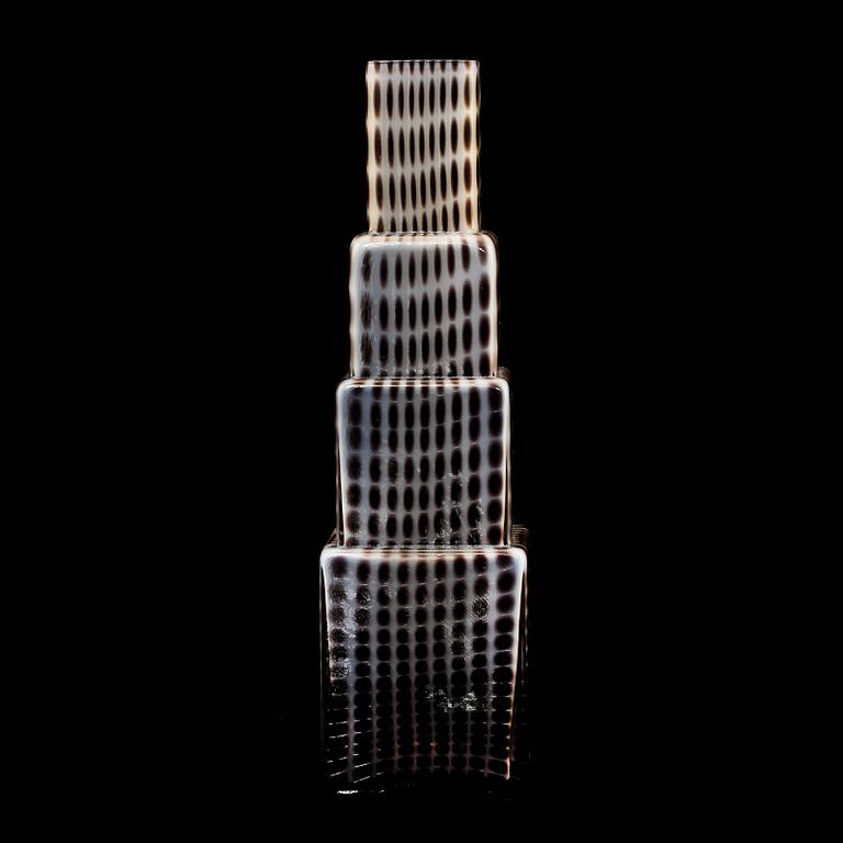 VAS, glas, Bertil Vallien,  Kosta, signerad.