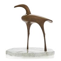 Tapio Wirkkala, skulptur,  stämplad "Tapio Wirkkala Finland 6/20". Kultakeskus.