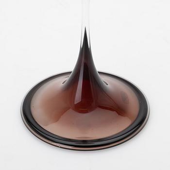 Nils Landberg, Tulip glass, Orrefors, 1957.