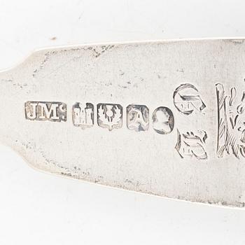 Bestick, 22 st, silver, bl a Adey Bellamy Savory, London 1830.