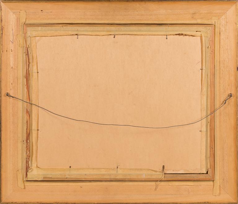 Berndt Lagerstam, oil on board, signed.