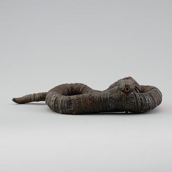 FONTÄN/SKULPTUR, brons, möjligen orientalisk, 1900-tal.