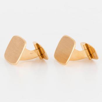 A pair of cufflinks, 18K gold.