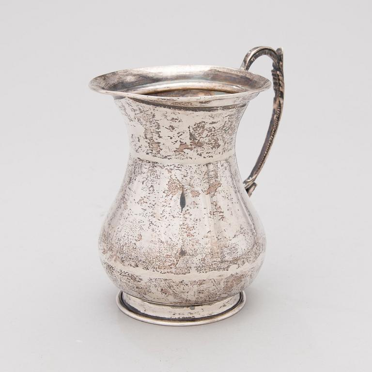 A silver pitcher from Egypt, latter half of the 20th century.