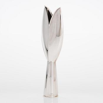 Tapio Wirkkala, sterling silver vase model TW 2, Kultakeskus, Hämeenlinna 1970. Design year 1954.