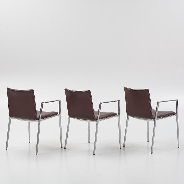 Johannes Foersom & Peter Hiort-Lorenzen, a set of three 'Archai' armchairs from Lammhults.