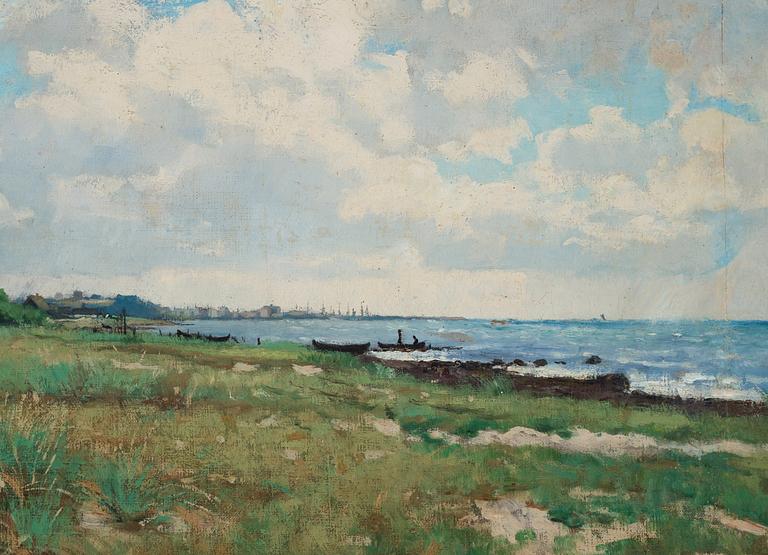 Axel Lindman, Coastal landscape.