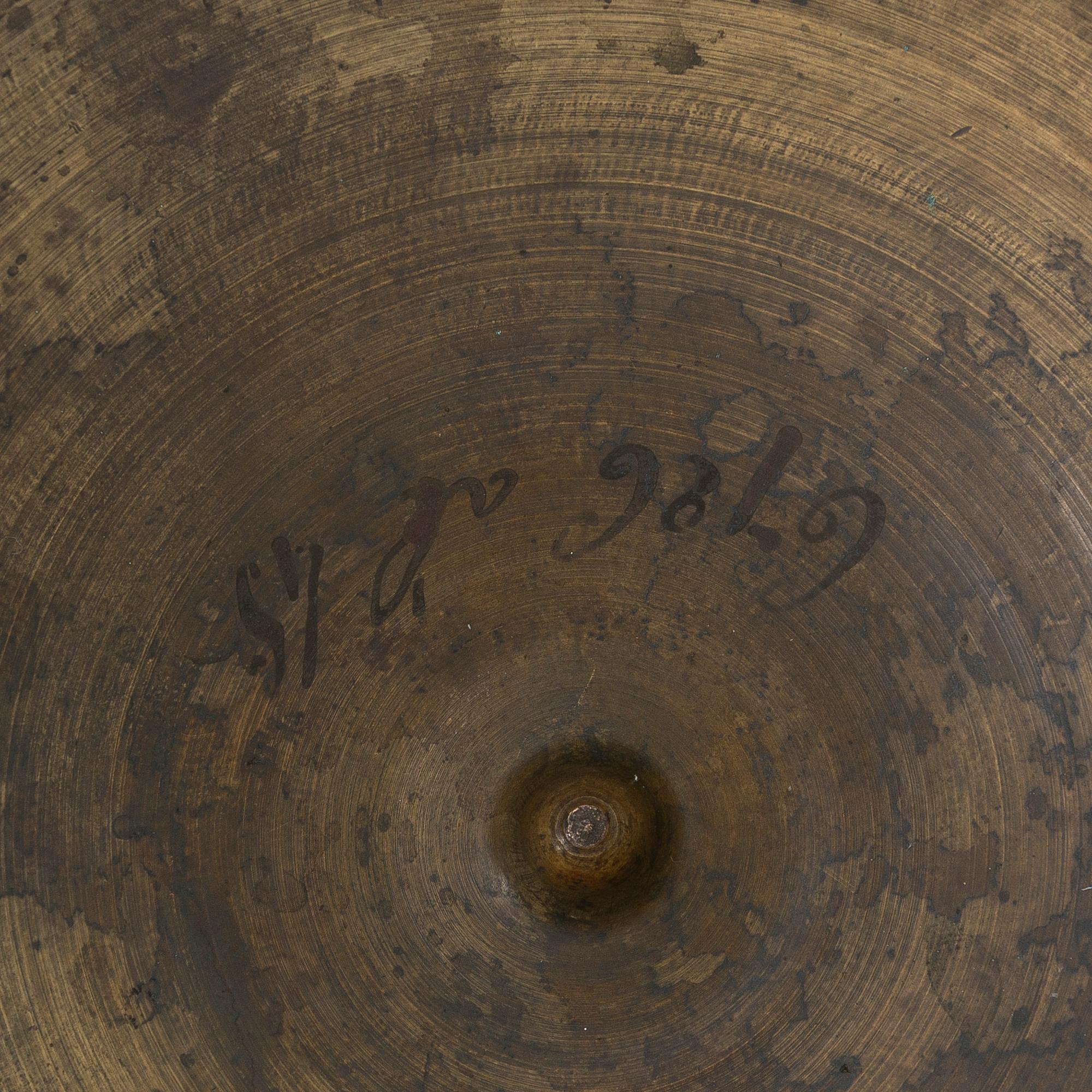 Ljusstake, brännförgylld brons, empire, 1800-talets första hälft.