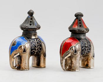 SALTSTRÖARE,  1 par, silver, Norge.