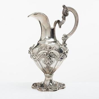 Jug, sterling silver, Rococo style, 20th century.