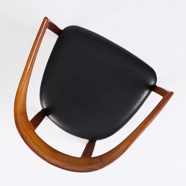 Ole Wanscher, a rosewood armchair, cabinetmaker A.J. Iversen, Denmark, 1950s-60s.