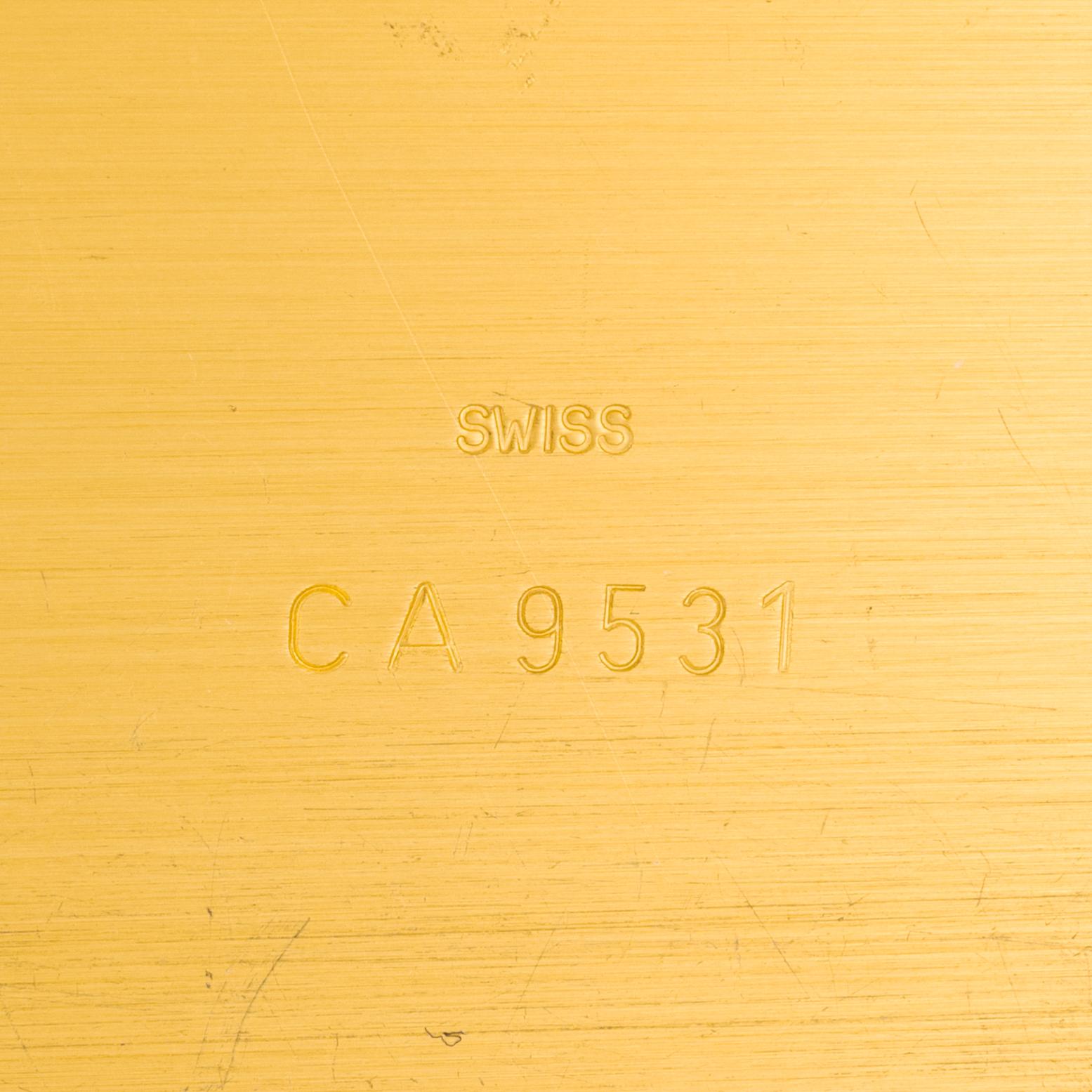 Cartier, desk/wall clock, 31 x 16 x 9 cm.