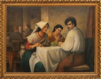 Carl Bloch, after "In a Roman Osteria".