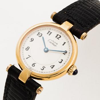 must de CARTIER, VLC wristwatch, 24 mm.