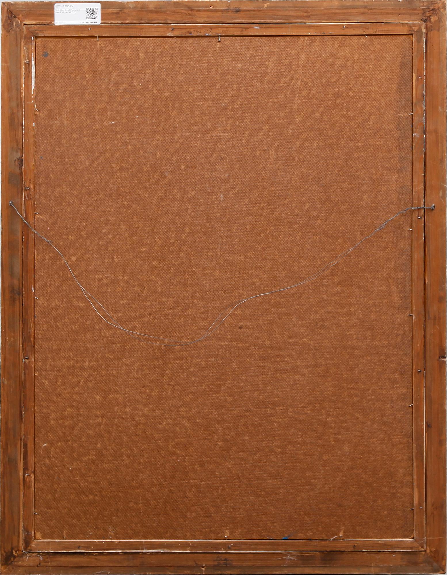 ALY BEN SALEM, olja på pannå, signerad.