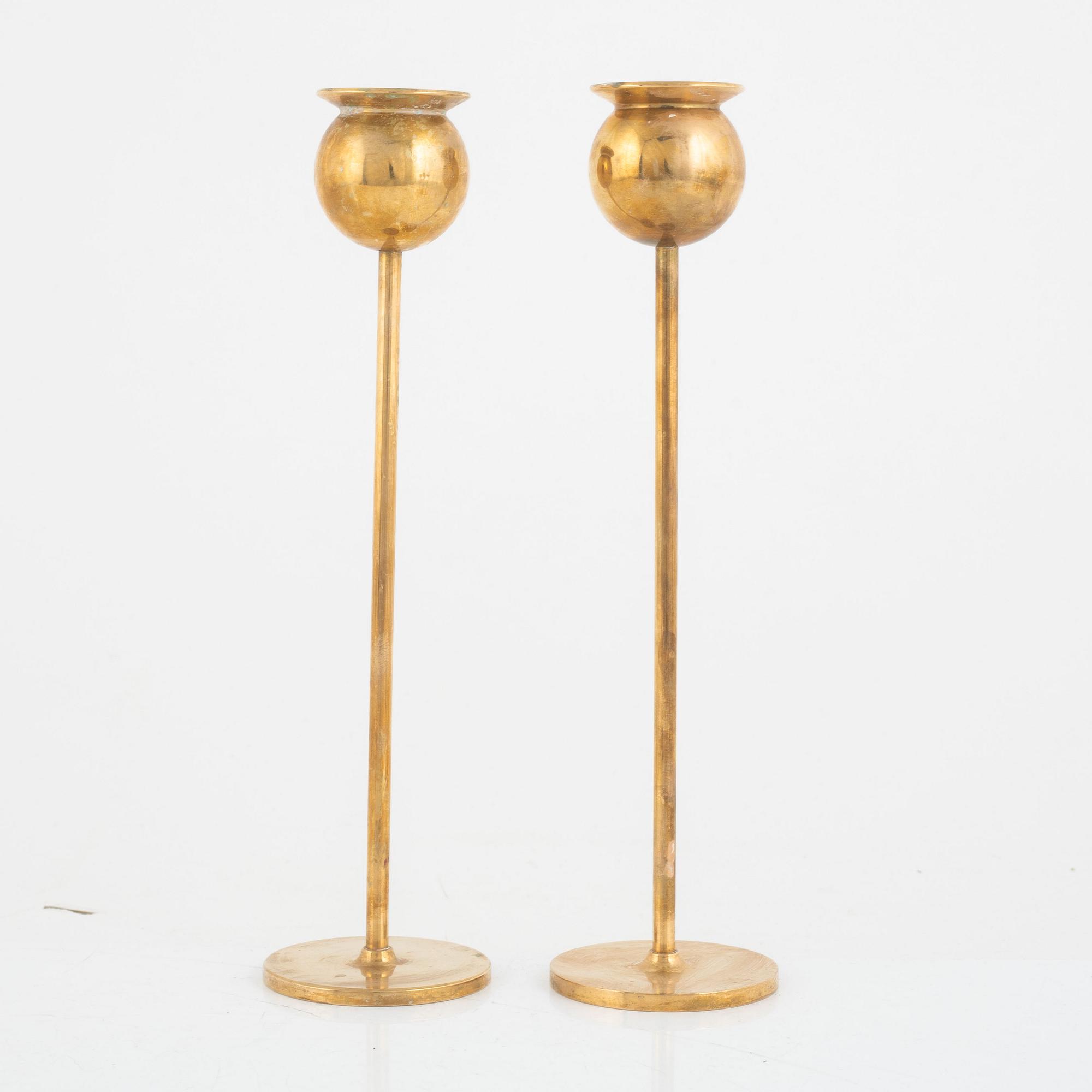 Pierre Forsell, ljusstakar, 6 st, "Tulpan", Skultuna.