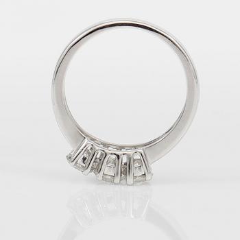 RING, briljantslipade diamanter totalt ca 1,02 ct.