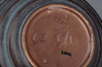 KULVAS, fajans, Edwald Dahlskog,  Bobergs Fajansfabrik, Gefle 1930-43.