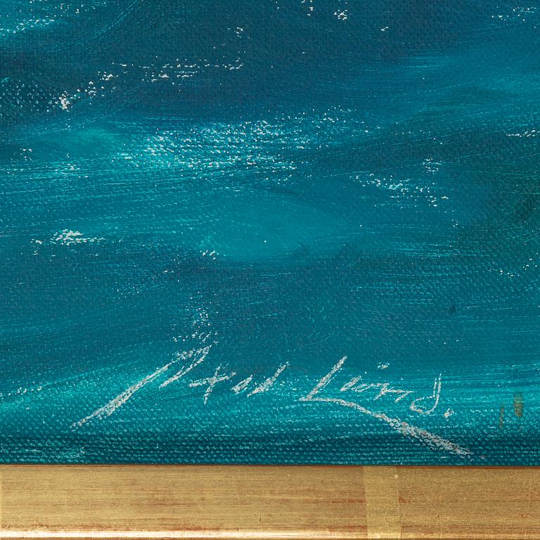 Axel Lind, olja på duk, signerad.