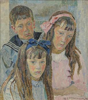 716. Carl Wilhelmson, "Tre syskon".
