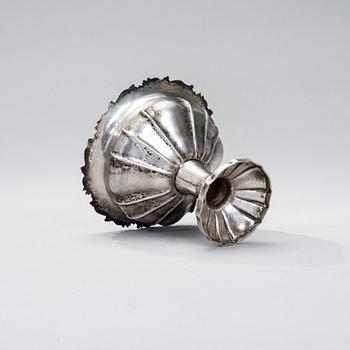 JALALLINEN SOKERIKKO, hopeaa, Johan Lindroos, Kristiinankaupunki 1854. Paino 168 g.