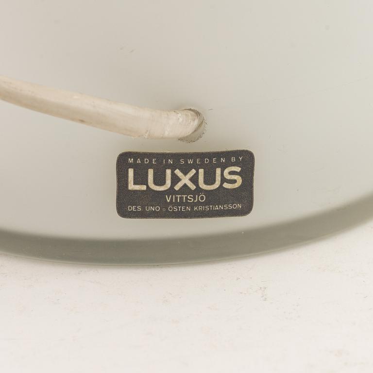 Uno & Östen Kristiansson, a table lamp, Luxus, Vittsjö, second half of the 20th century.