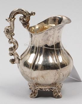 GRÄDDKANNA, silver, Erik Söderholm, Härnösand 1872.