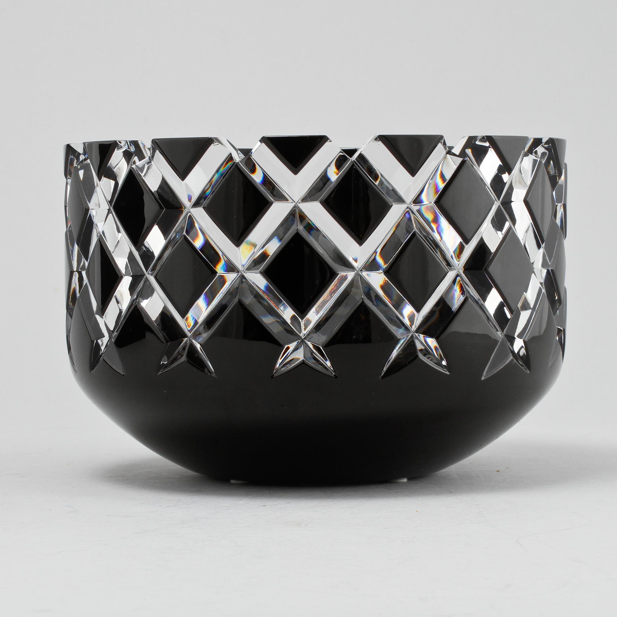 SKÅL, glas, "Sofiero", Gunnar Cyrén, Orrefors, signerad, 1900-talets andra hälft/2000-talets början.