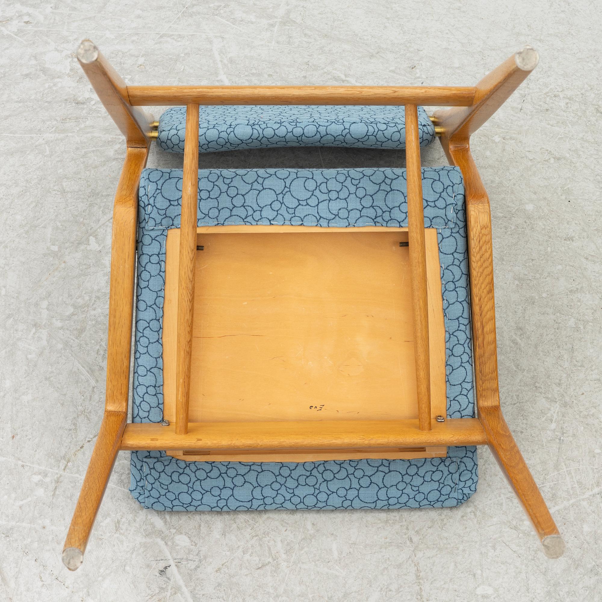Arne Vodder, & Anton Borg, four 'Ella' chairs, Denmark, 1950's.