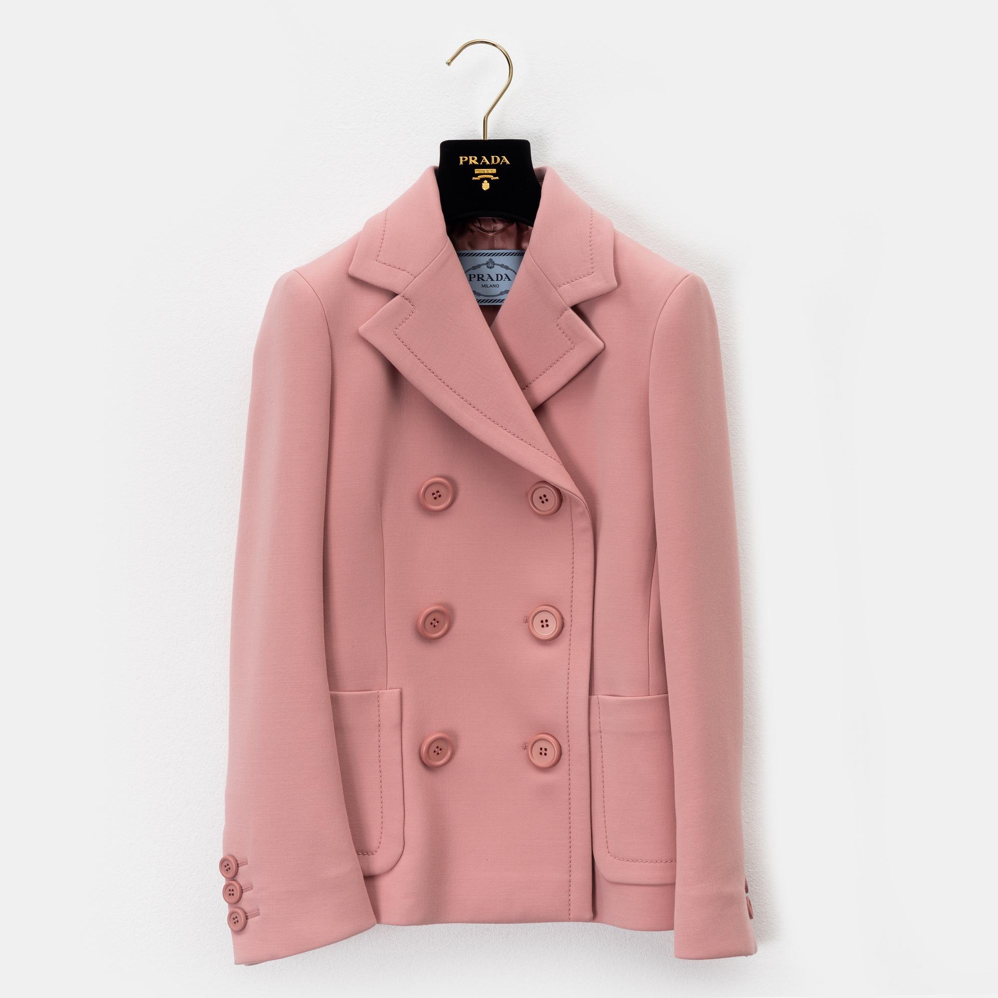 Prada, a jacket and pants in virgin wool, size 36. - Bukowskis Prada, a jacket and pants in virgin wool, size 36. - Bukowskis
