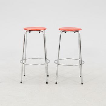 Egon Eiermann bar stools, 2 pcs, "SB382" for Wilde x Spieth, 21st century.