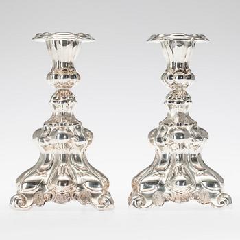 LJUSSTAKAR, ett par, svenska kontrollstämplar. 1900-talets senare hälft.