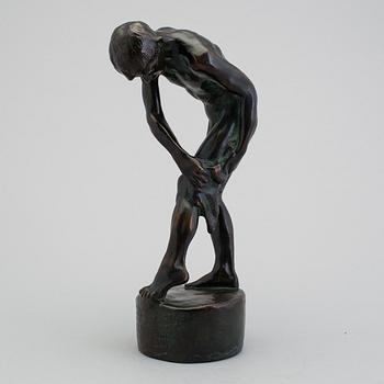 TORE STRINDBERG, bronze sculpture, signed. Height 25.5 cm.