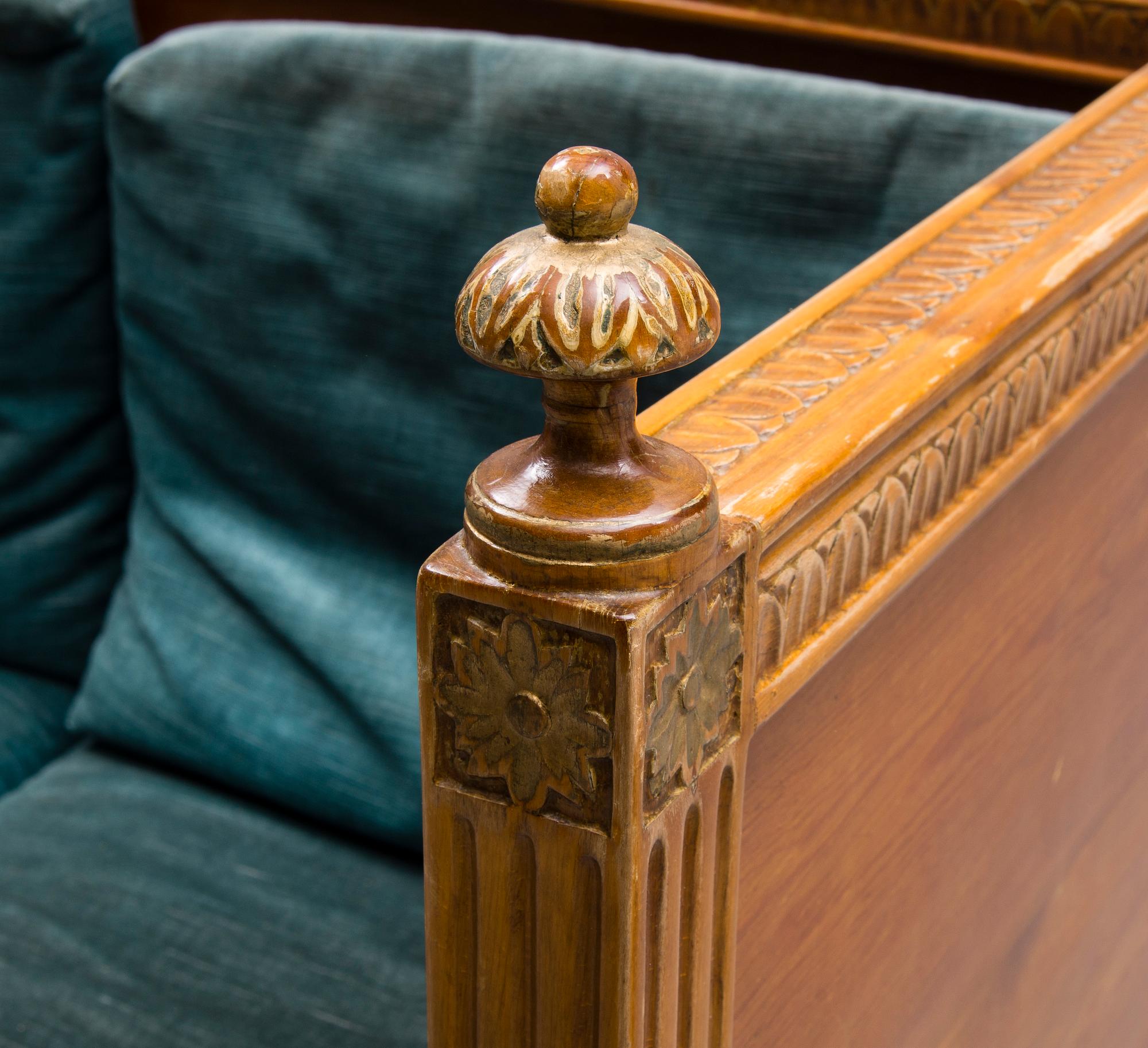 SOFFA, gustaviansk, sekelskiftet 1700/1800.