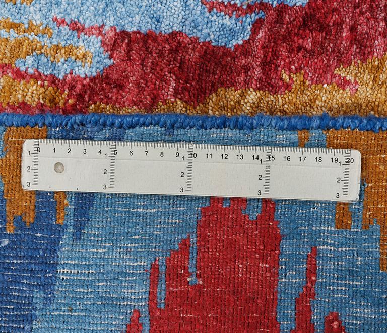 MATTA, Indien/Tibet, bambusilke, 294 x 214 cm.