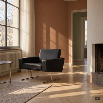Armchairs, a pair, Danerka, Denmark.