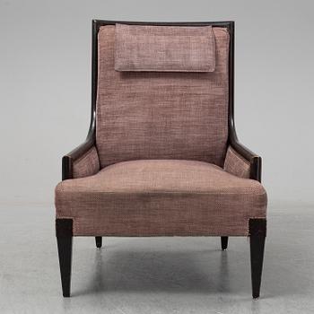 A mid 20th century easy chair, from the "Cadierbaren" Grand Hotel, Stockholm.