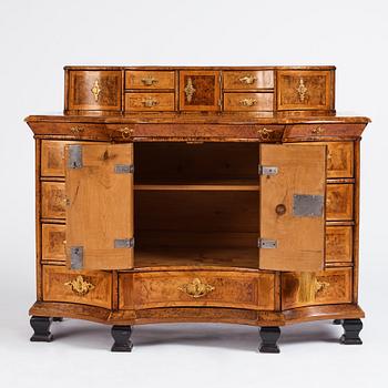 Byrå, Sverige, Fredrik I:s tid, 1700-talets första hälft, Senbarock.