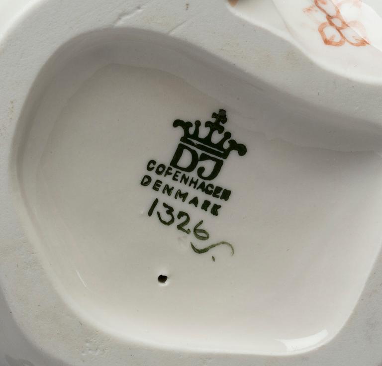 FIGURIN, porslin, Dahl Jensen, Danmark, 1900-tal.