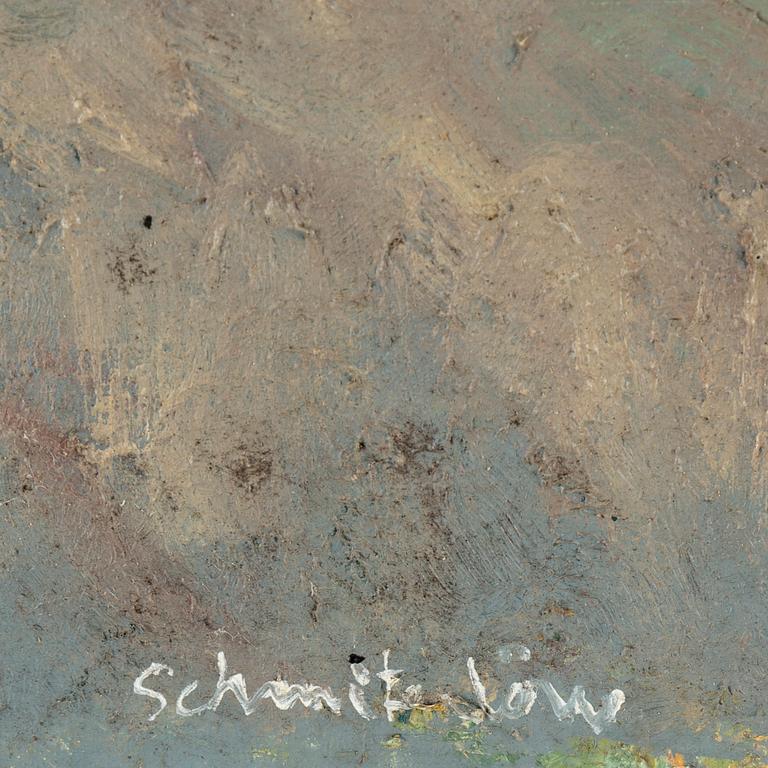 BERTRAM SCHMITERLÖW, oil on canvas, signed.