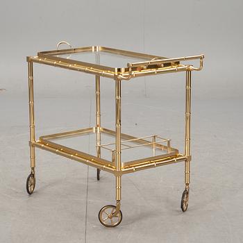 SERVERINGSVAGN, mässing, 1900-talets andra hälft.