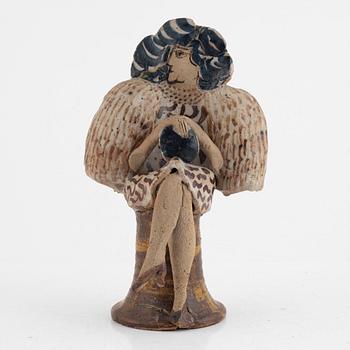 Lisa Larson, a unique chamotte stoneware sculpture.