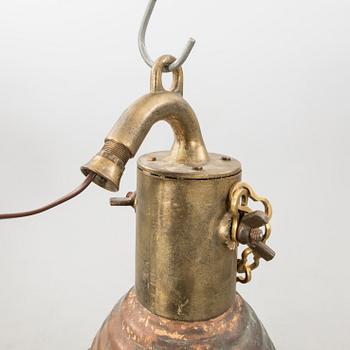 Marine work lighting, deck, 20th century.