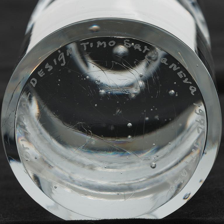 Timo Sarpaneva, prototyper, 6 st, signerade Original Design Timo Sarpaneva 1976 Iittala.