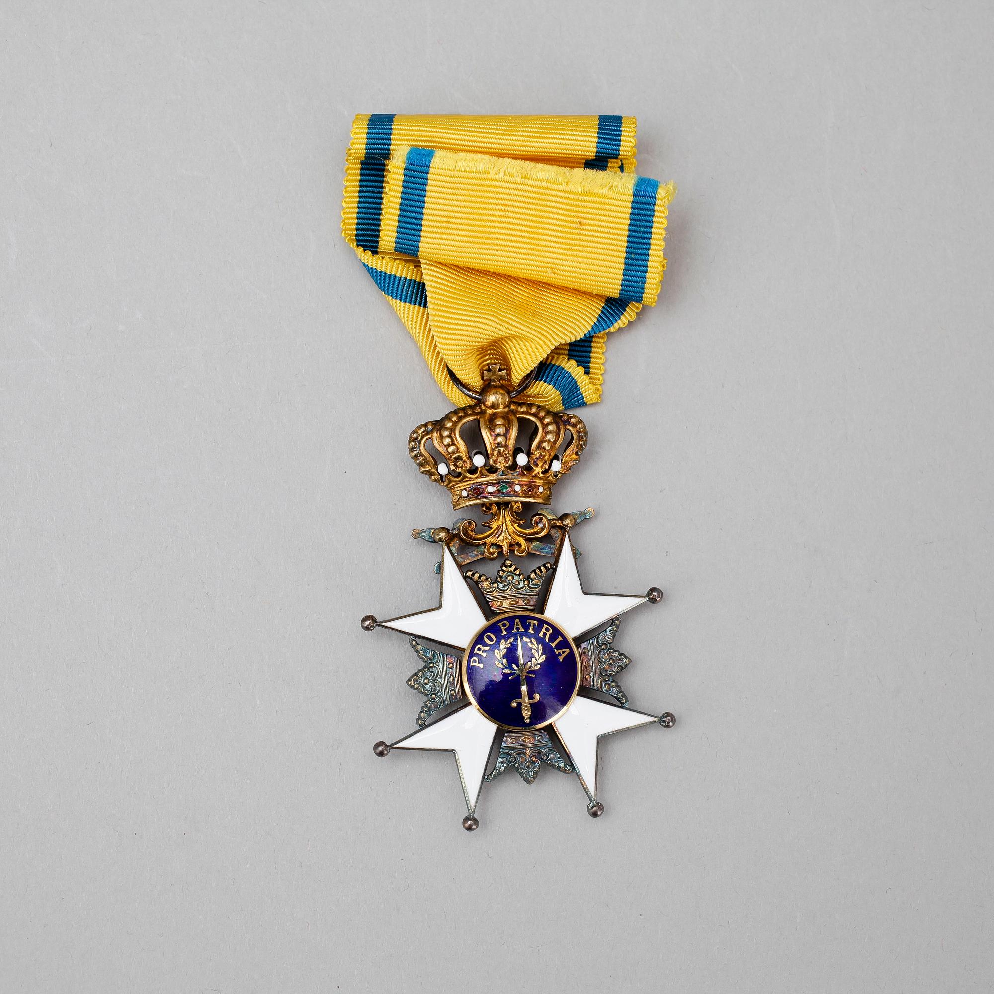 SVÄRDSORDEN, CF Carlman, 1900-talets mitt.